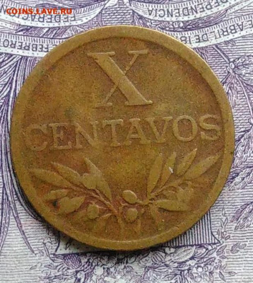 Португалия 10 сентаво 1955 года 07.01.2021 - IMG_20201122_150400