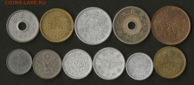 Подборка старых монет Японии 1920-50х №1 - 8.01 22:00 мск - 1_1