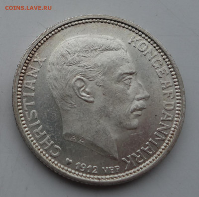 2 кроны 1912 Дания, до 11.01 в 22:00 - дан9