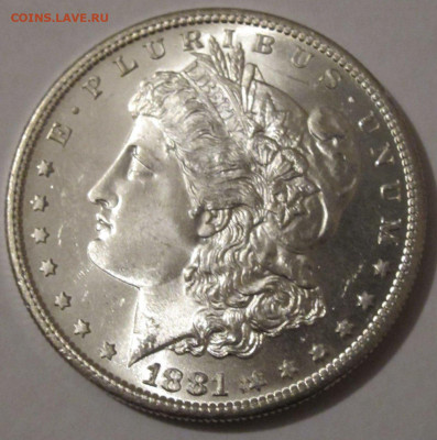 США 1 доллар 1881s Морган - 188076808