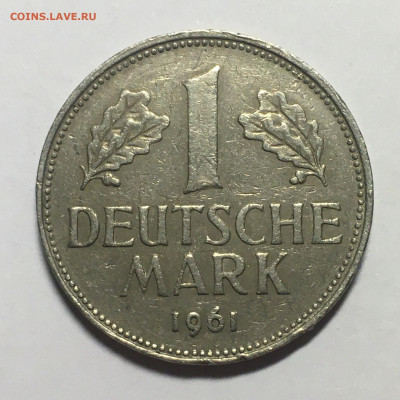 Германия 1961 год 1 марка J - image-06-10-20-09-05-1
