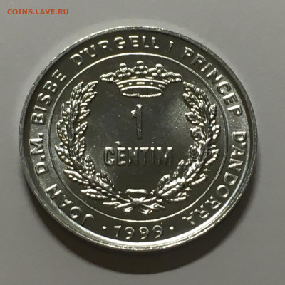 Андорра 1999г 1 сантим "ФАО" - image-25-10-20-05-44-1