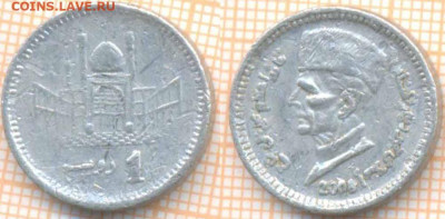 Пакистан 1 рупия 2008 г., до 14.01.2021 г. 22.00 по Москве - Пакистан 1 рупия 2008 2393