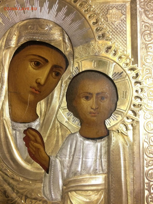Икона Казанская, оклад серебро 84 пр. - IMG_7325.JPG