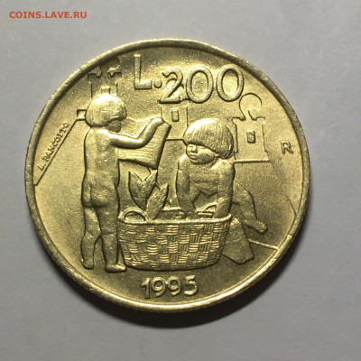 Сан-Марино 1995г 200 лир - image-03-11-20-06-09-5