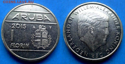 Аруба - 1 флорин 2015 года (WILLEM-ALEXANDER) до 15.01 - Аруба 1 флорин, 2015