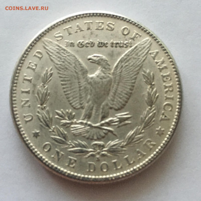 CША 1$ 1888 год, доллар Моргана, мон двор S - image-09-01-21-03-31