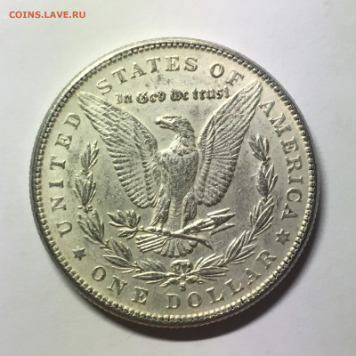CША 1$ 1888 год, доллар Моргана, мон двор S - image-09-01-21-08-26-3