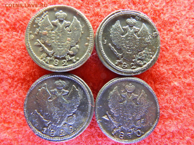 2 копейки 4 штуки все км. 1827,28,29,30 год. - Лот 3333333 023.JPG