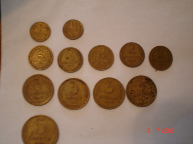1коп 1928,1 коп 1946,2 коп: 1931,1940,1949,1953,1956, 3коп:1935,1946,1949,1956 - DSC00710.JPG