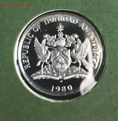 10 центов Тринидад и Табаго 1980 Пруф до 21.30МСК 15.01.21 - IMG_3881
