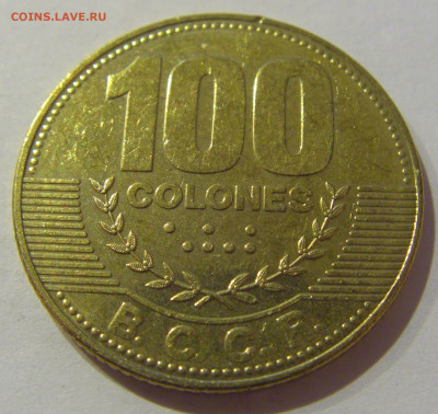 100 колон 2014 Коста-Рика №1а 16.01.2021 22:00 М - CIMG5274.JPG