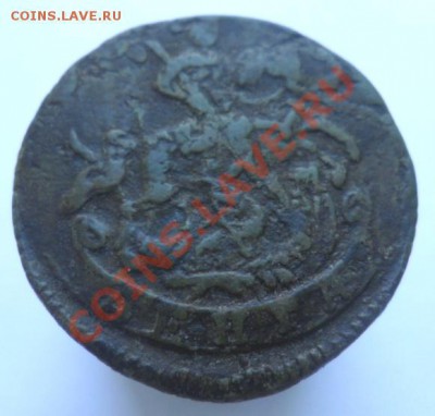 Деньга Екатерины 1774 года: КМ или ЕМ? - полушка 1774 аверс.JPG