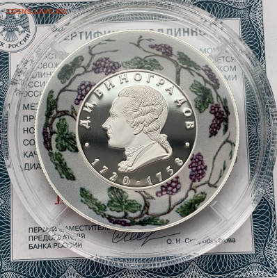 2 рубля виноградов 2020 пруф. До 13.01.2021 в 22;00 - m25xMPfgUGY