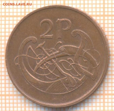 Ирландия 2 пенни 1995 г., до 16.01.2021 г. 22.00 по Москве - Ирландия 2 пенни 1995 2549а