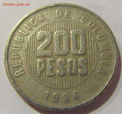 200 песо 1994 Колумбия №1а 16.01.2021 22:00 М - CIMG5567.JPG