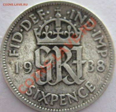 6 пенсов 1938, серебро окончание 5.10.11 22-00(МСК) - 1