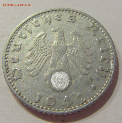 50 пфеннигов 1942 G Германия №1 17.01.2021 22:00 М - CIMG1292.JPG