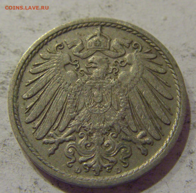 5 пфеннигов 1908 D Германия №1 17.01.2021 22:00 М - CIMG1836.JPG