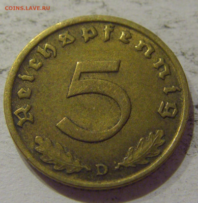 5 пфеннигов 1938 D Германия №1 17.01.2021 22:00 М - CIMG1874.JPG