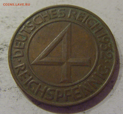 4 пфеннига 1932 F Германия №1 17.01.2021 22:00 М - CIMG1910.JPG