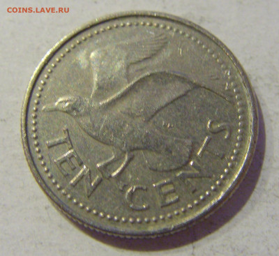 10 центов 1998 Барбадос №1а 17.01.2021 22:00 М - CIMG5759.JPG