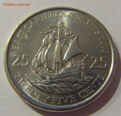 25 центов 2010 Восточные Карибы №1а 17.01.2021 22:00 М - CIMG5859.JPG