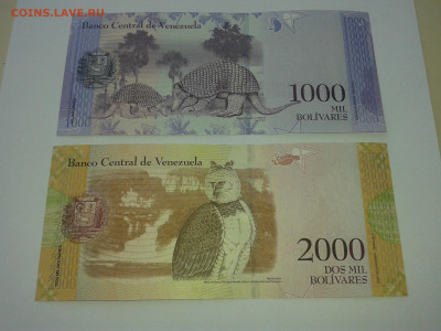 Венесуэлла 1000 и 2000 боливаров ,2 штуки - 20200217_130917
