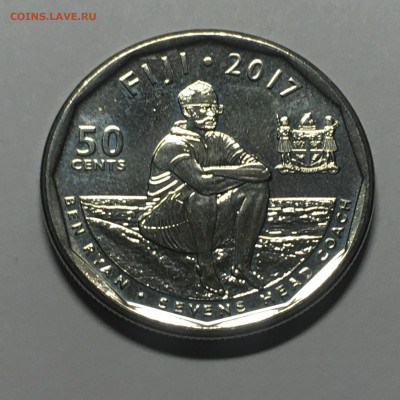 Фиджи 2017г 50 центов "Фиджи по регби 7 чемпион Олимпиады" - image-30-10-20-07-00-1