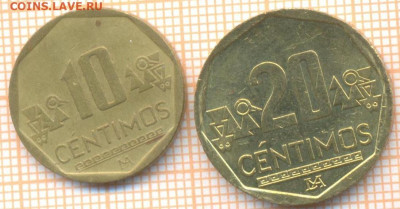 Перу 2 монеты, до 19.01.2021 г. 22.00 по Москве - Перу 2 монеты 2581а