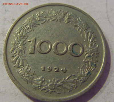 1000 крон 1924 Австрия №3 20.01.2021 22:00 М - CIMG4740.JPG