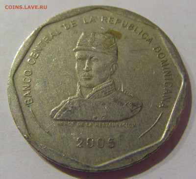 25 песо 2005 Доминикана №1а 20.01.2021 22:00 М - CIMG6219.JPG