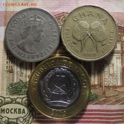 3 монеты, Гана, Нигерия, Ангола до 16.01.2021 в 22.00 - 111