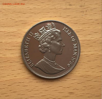 Шайба Остров Мэн 1 крона 1986 Чемпионат мира по футболу - IMG_0031.JPG