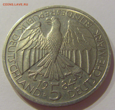 5 марок 1984 D Таможенный союз ФРГ №1 21.01.2021 22:00 М - CIMG2202.JPG