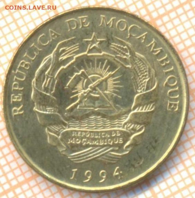 Мозамбик 10 метикалов 1994 г., до 21.01.2021 г. 22.00 по Мос - Мозамбик 10 метикалов 1994 2589