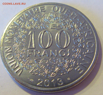 100 франков 2013 Западная Африка №1а 22.01.2021 22:00 МСК - CIMG6561.JPG