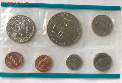 Банковский набор монет США 1974 до 21.30 МСК 21.01.21 - 1974,