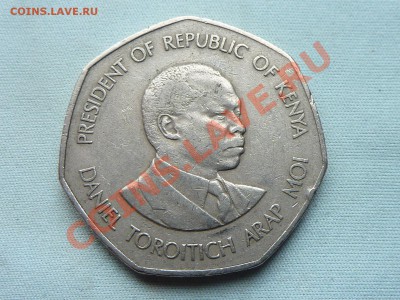КЕНИЯ 5 шиллингов 1985г.ШЕСТИУГОЛЬНАЯ .до 7.10.11 в 22-00 - MEMO0061.JPG