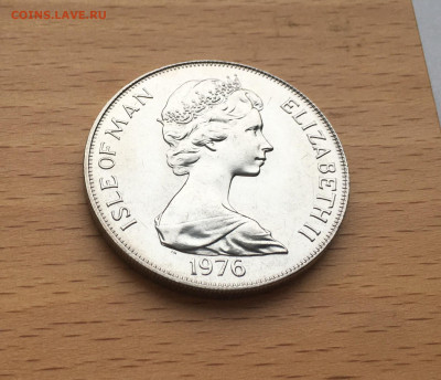 Крона Шайба Остров Мэн 1 крона 1976 Джордж Вашингтон - IMG_0200.JPG