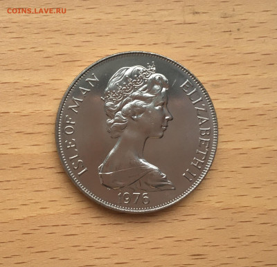 Крона Шайба Остров Мэн 1 крона 1976 Джордж Вашингтон - IMG_0194.JPG