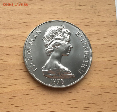 Крона Шайба Остров Мэн 1 крона 1976 Джордж Вашингтон - IMG_0197.JPG