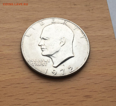 Крона Шайба США 1 доллар 1972 Эйзенхауэр - IMG_0281.JPG