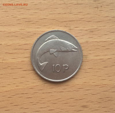 Ирландия 10 пенсов 1980 фауна рыба - IMG_0956.JPG