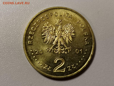 Польша 2 злотых 2001г -Ян III Собеский, до 25.01 - Я Польша Ян Собеский-2