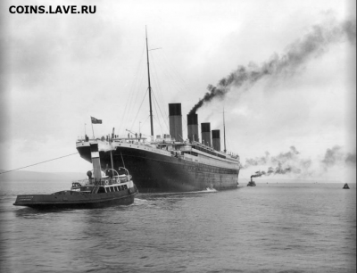 Монеты с Корабликами - Тестовое плавание 2 апреля 1912 г.