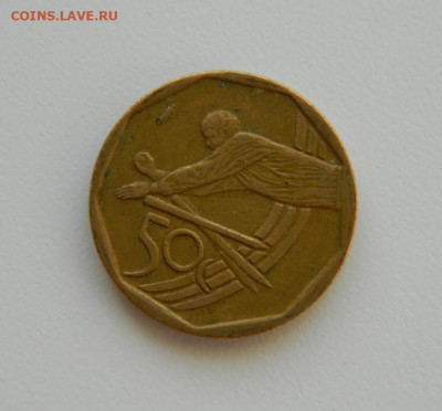 ЮАР 50 центов 2003 г. (Юбилейная) Крикет до 25.01.21 - DSCN5296.JPG