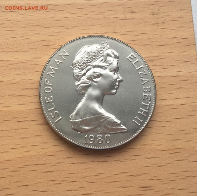 Шайба Остров Мэн 1 крона 1980 Олимпийские Игры Москва борьба - IMG_1091.JPG