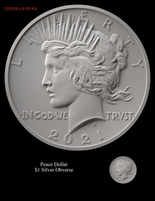 Монеты США. Вопросы и ответы - Peace-Obverse