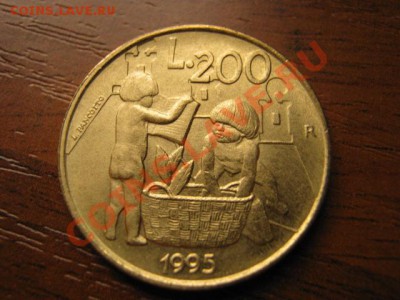 Сан Марино 200 лир 1995 Дети до 04.10 в 21.00 М - IMG_0960